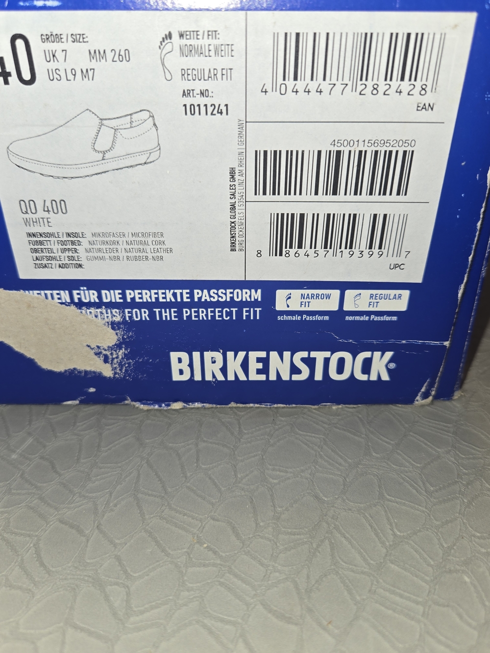 Birkenstock Women Slip-On Casual Shoe in White NEW Size 9 - Picture 8 of 8